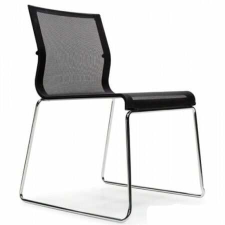 Chaises de réunion, bureau ou salle d'attente "ICF" Stick chair