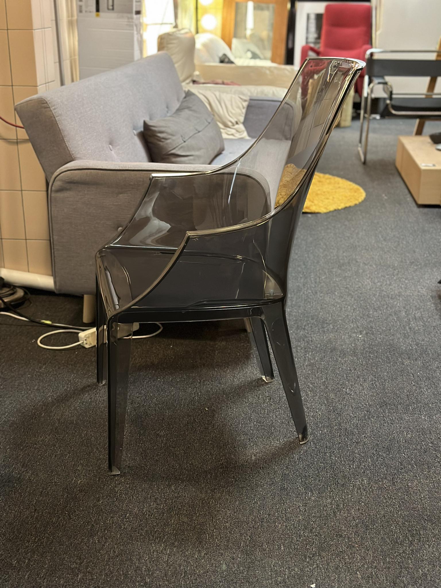 4x Chaises/Fauteuil lounge en plexis - Image 2