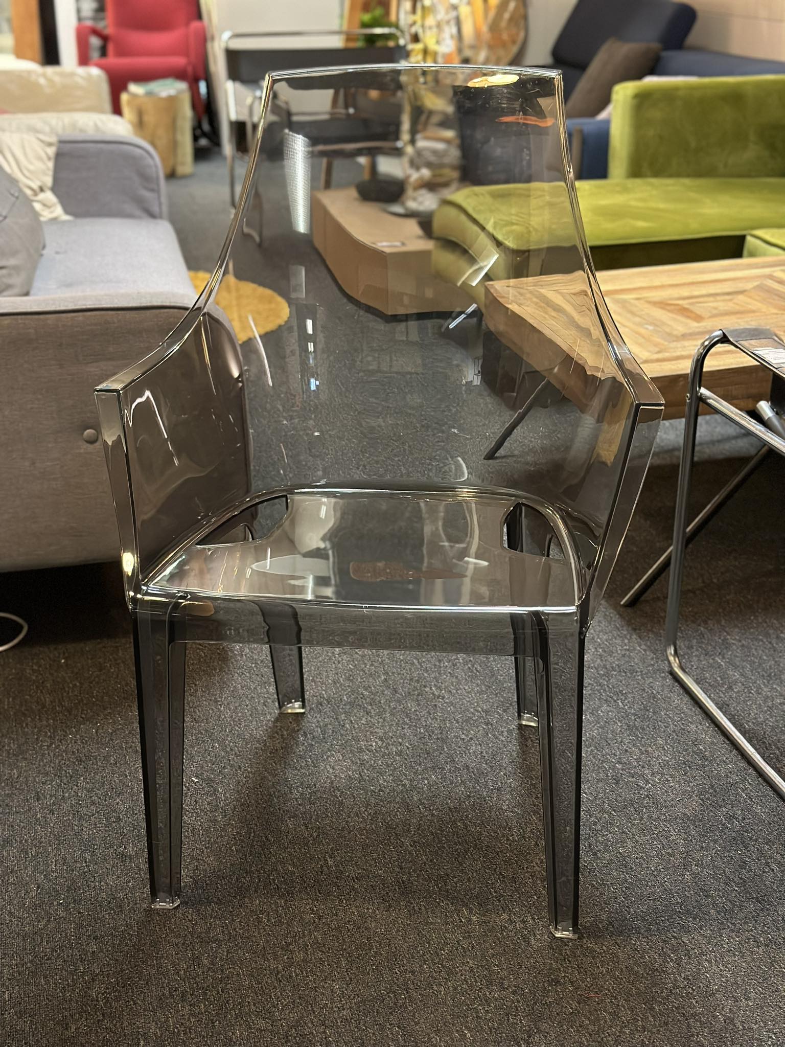 4x Chaises/Fauteuil lounge en plexis - Image 3