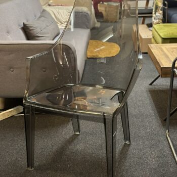 4x Chaises/Fauteuil lounge en plexis