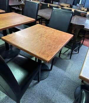 Table HORECA bistrot 70x80cm (9 pièce disponible)