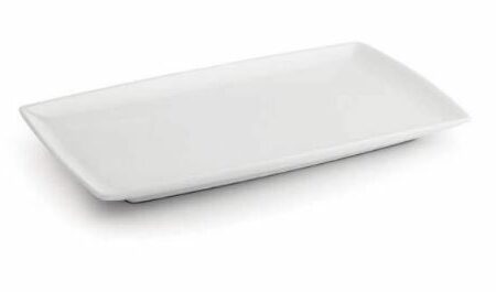 Assiettes blanche "YONG" 32x21cm (156 pièce disponible)