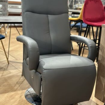 Fauteuil relax en similicuir