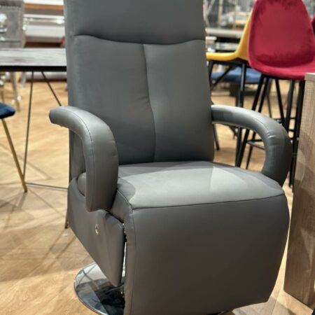 Fauteuil relax en similicuir