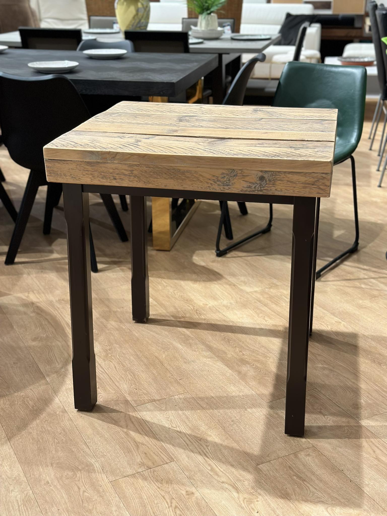 Table à manger en bois 2 personnes (3 pièces disponibles) - Image 2