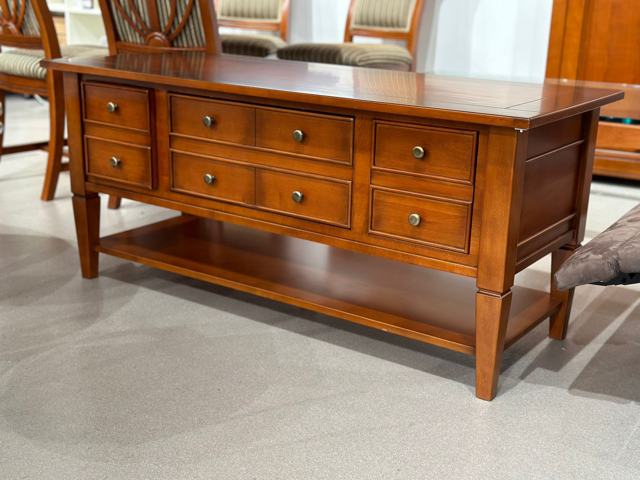 Meuble TV - Bois cerisier