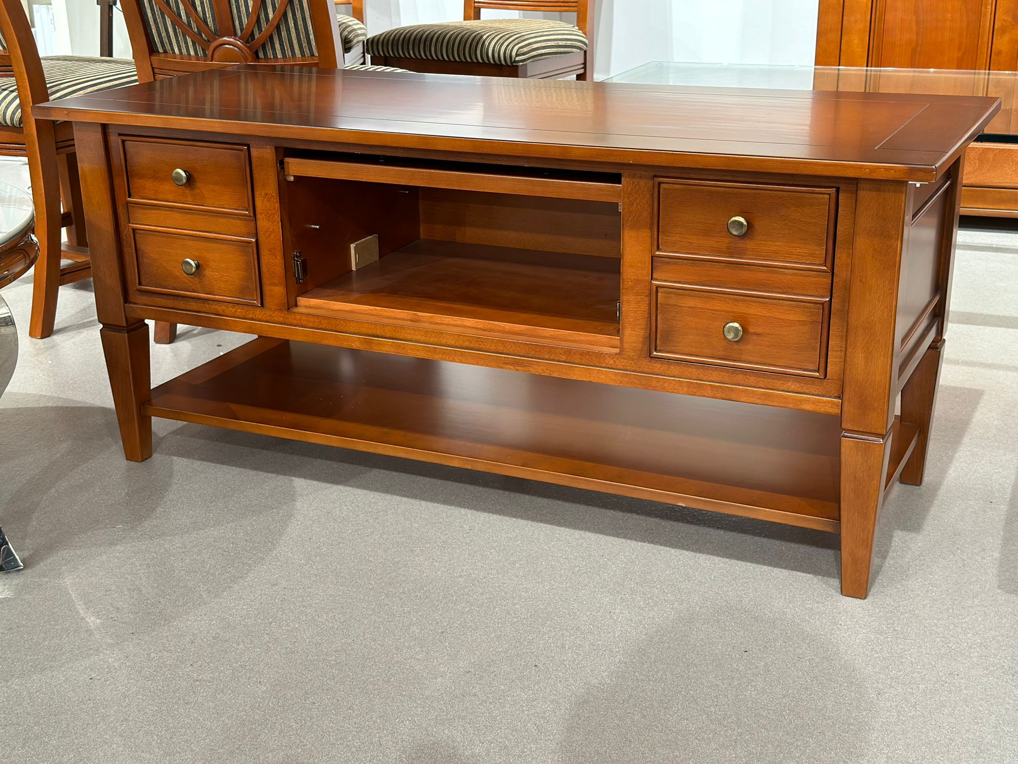 Meuble TV - Bois cerisier - Image 2