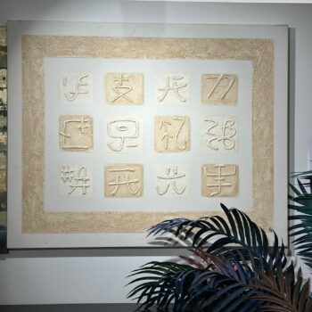 Tableau/Toile rectangulaire motif Hieroglyphes