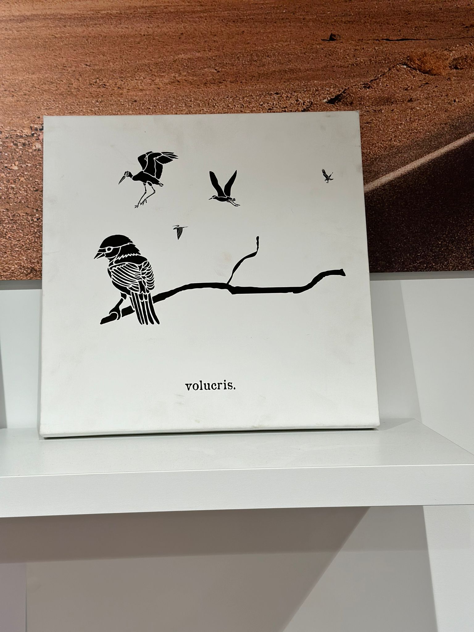 Cadre décoratif oiseau