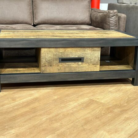 Table basse de salon style industriel