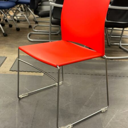 Chaise rouge multi usages - JILL