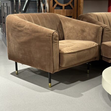 Fauteuil en velours 1pl - Maison du monde