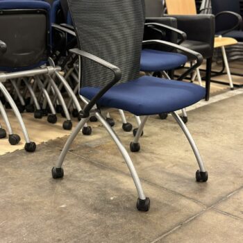 Chaise de conférence/réunion sur roulette pliable (100 pièces disponible)