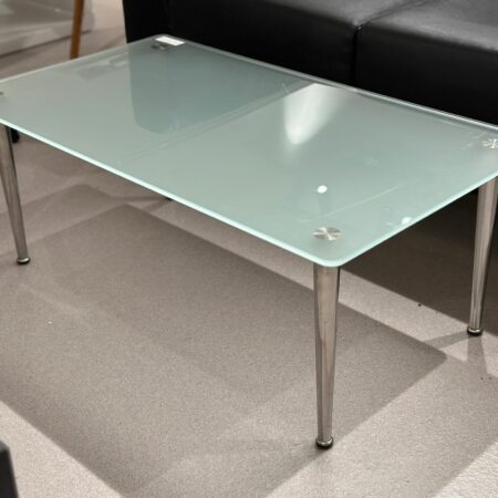 Table basse de salon design en verre (2 pièces dipsonibles)