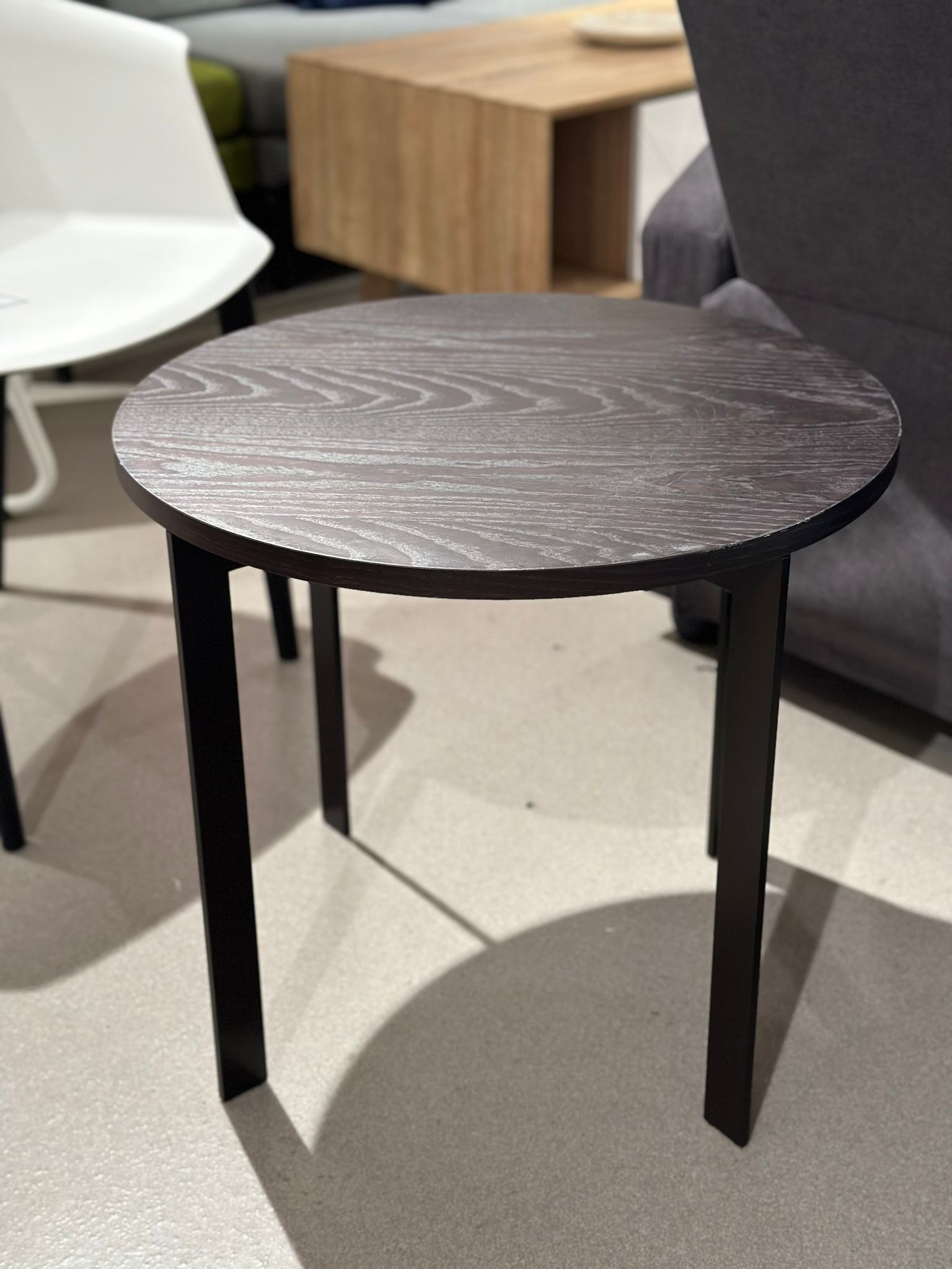 Table de salon/Table d'appoint ronde en bois