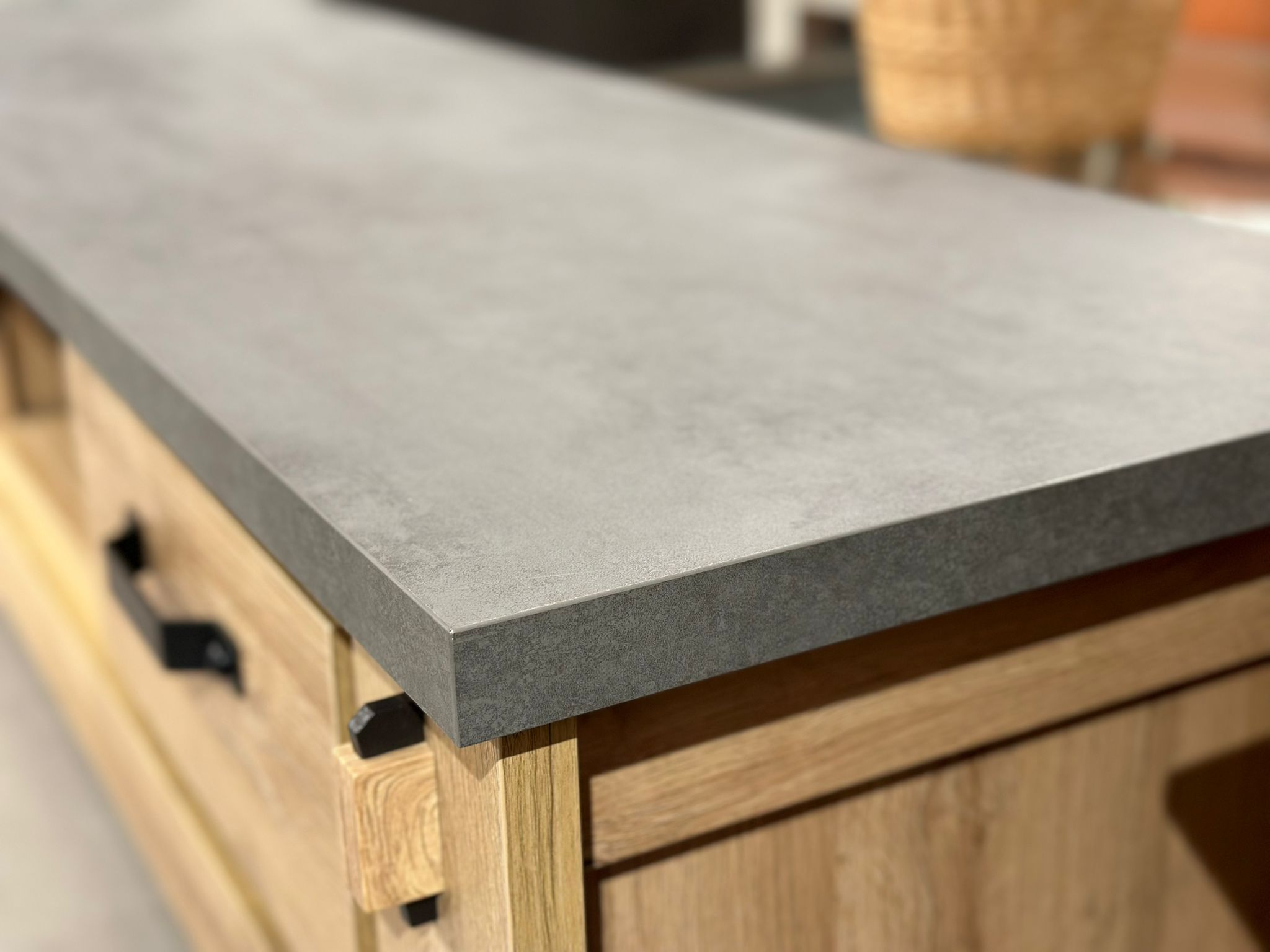 Meuble TV en chêne naturel - BROCELIANDE - Image 3