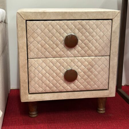 Table de chevet avec 2 tiroirs