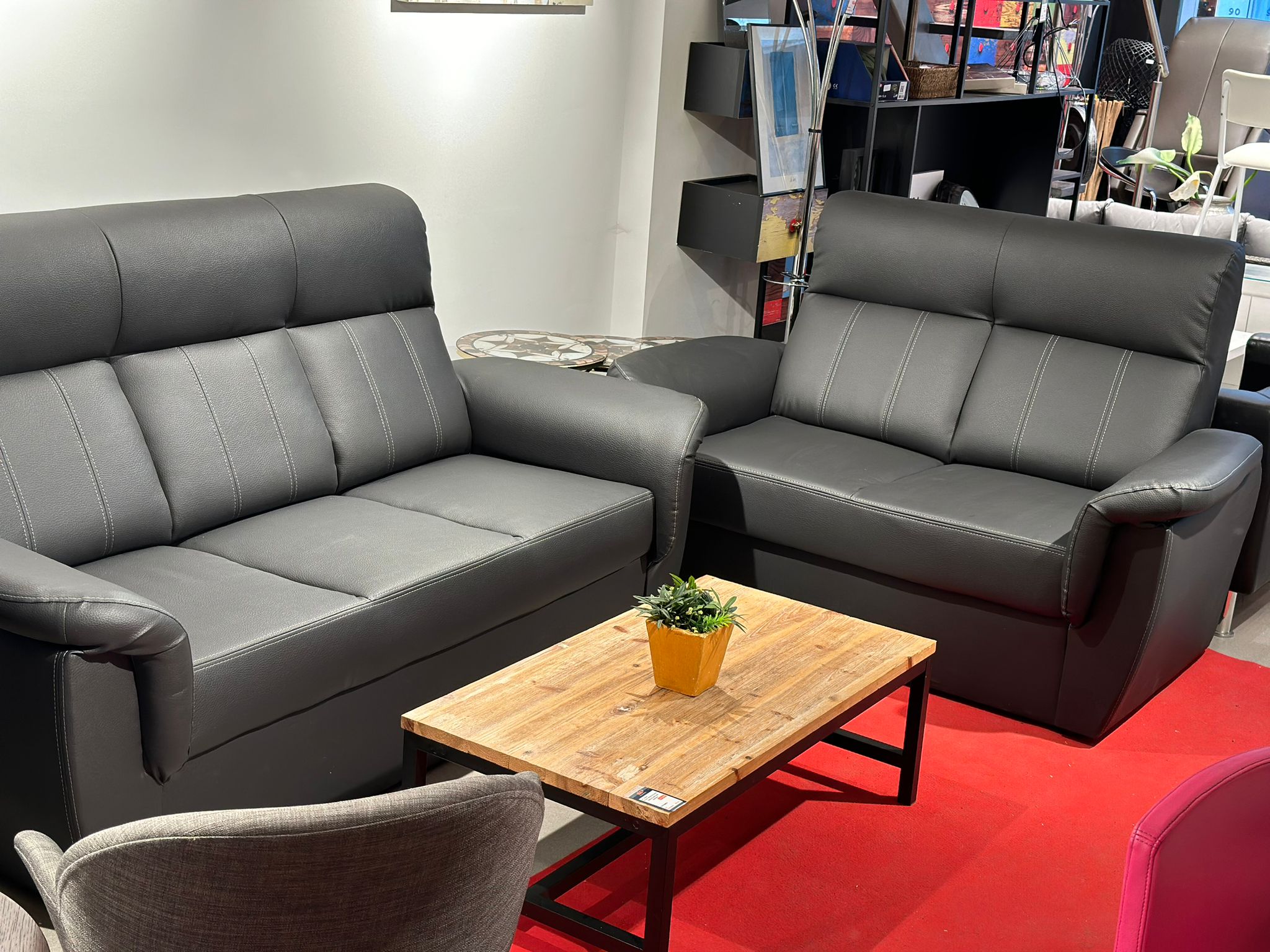 Canapé 3+2 en similicuir - MODENA