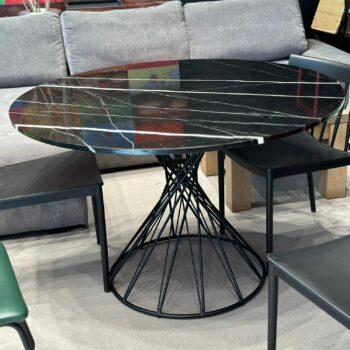 Table design ronde en marbre