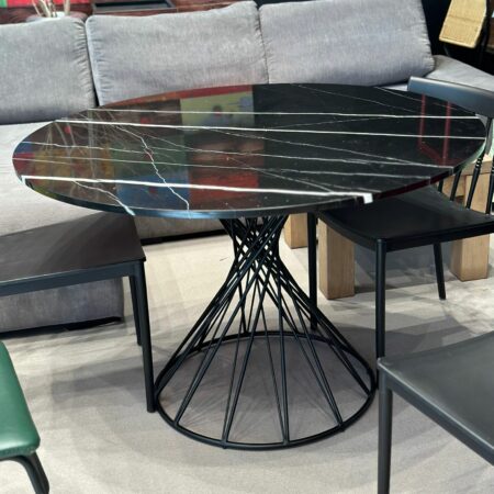 Table design ronde en marbre