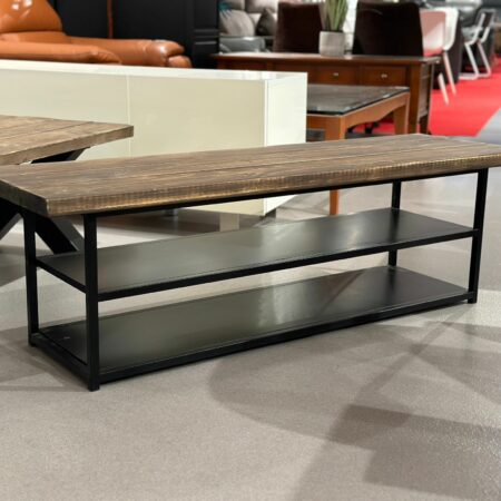 Meuble TV en bois style industriel