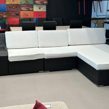 Salon de jardin en osier