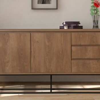 Buffet/Bahut style industriel noyer