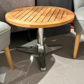 Table d'appoint / Table de salon ronde en bois