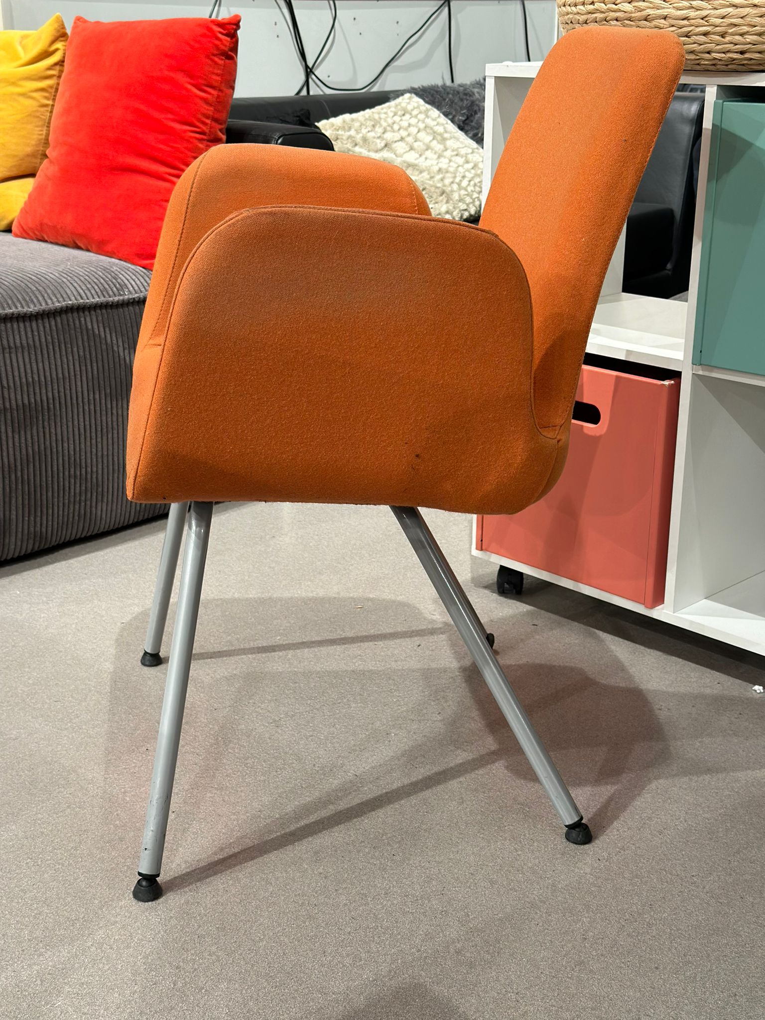 Chaise de bureau PATRICK - Orange - Image 3