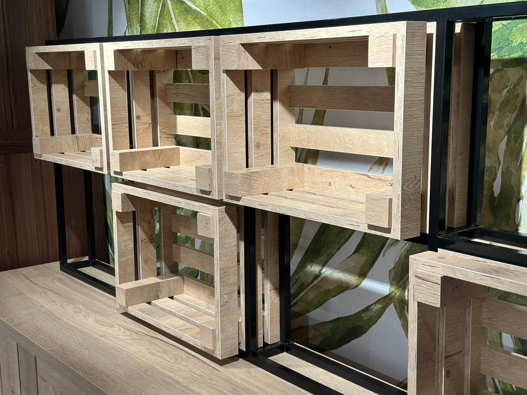 Etagère/Bibliothèque mural style industriel (2 pièces disponibles) - Image 5