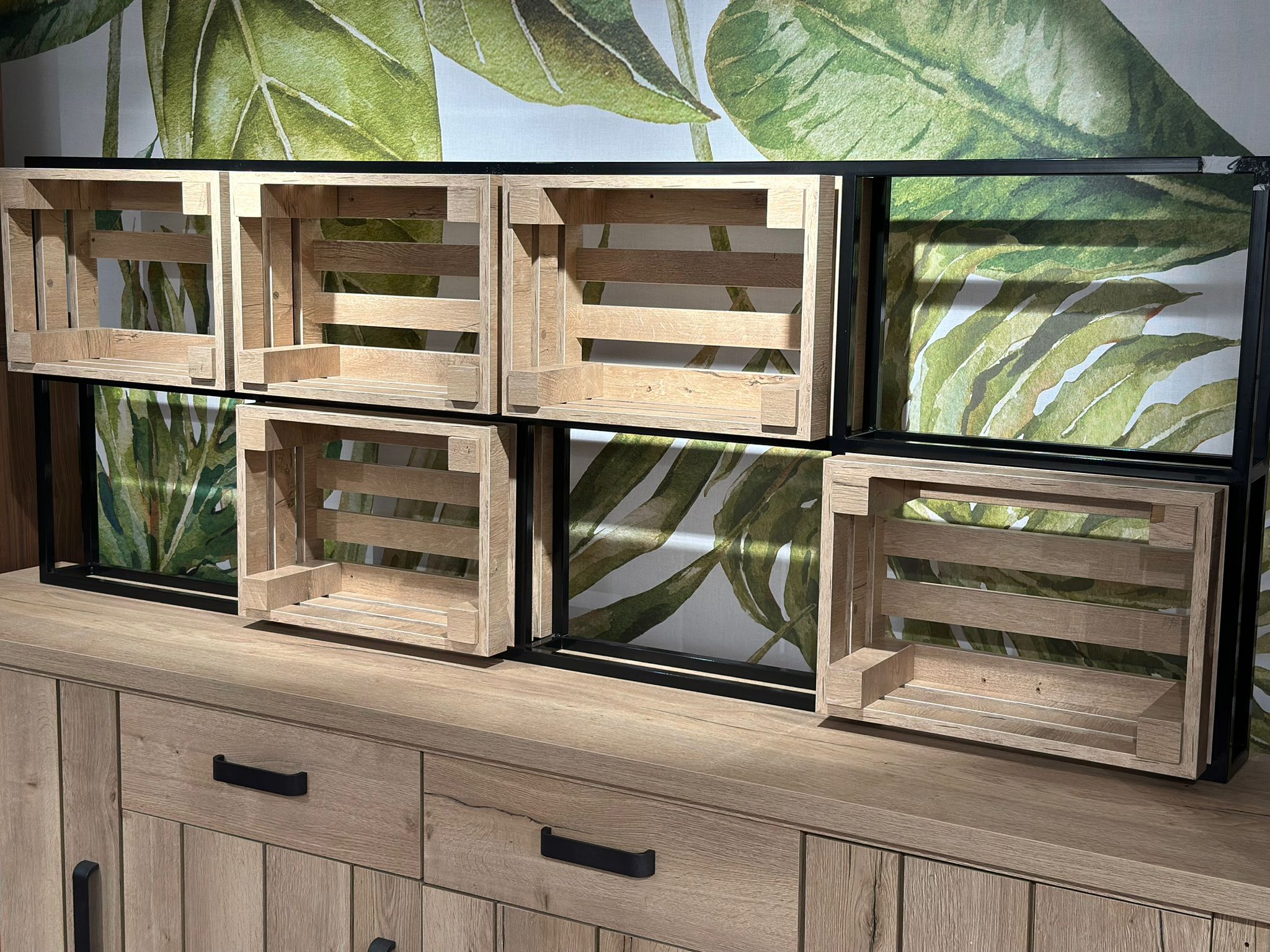 Etagère/Bibliothèque mural style industriel (2 pièces disponibles)