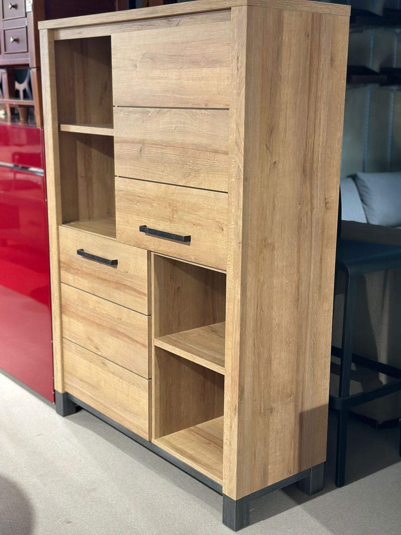 Buffet/Vaisselier en bois style industriel - Image 2