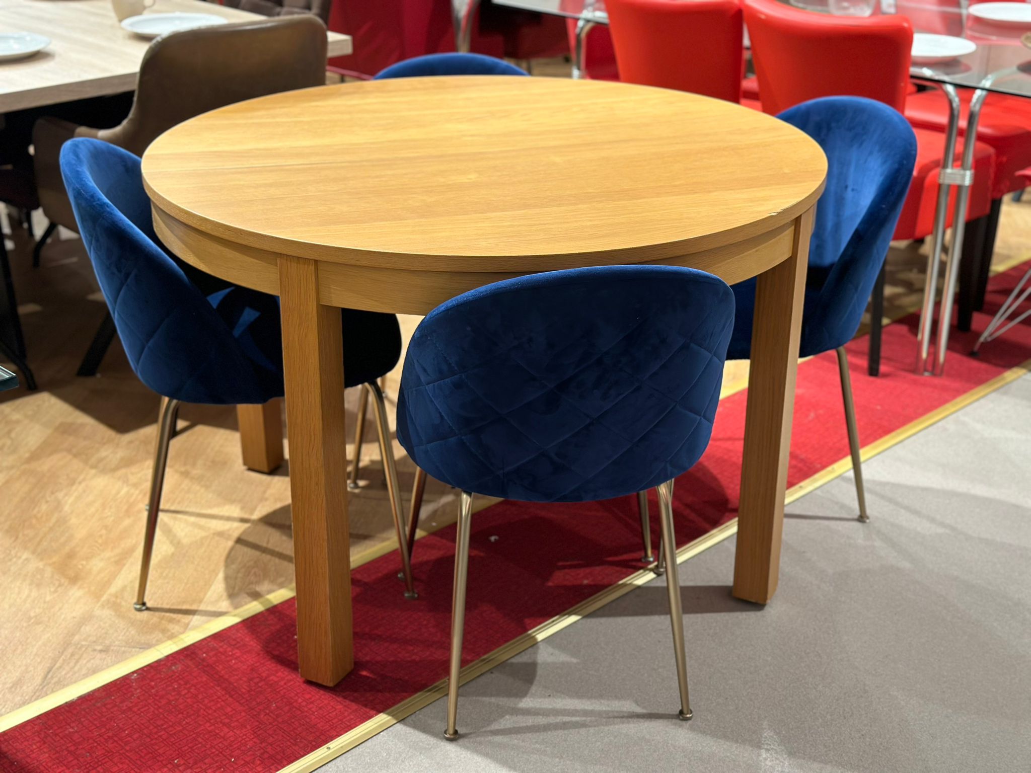 Table à manger ronde extensible