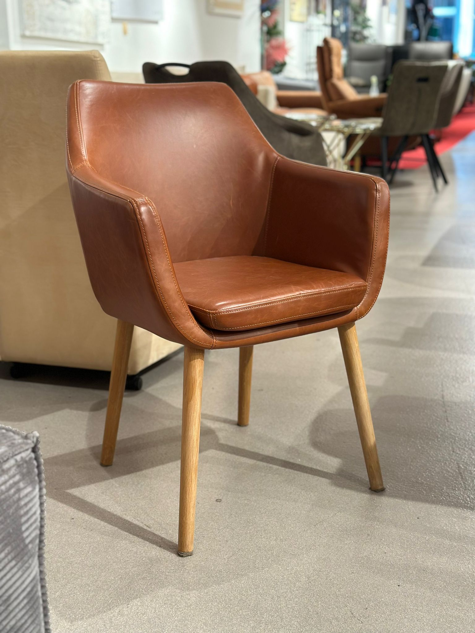 Chaise/Fauteuil en cuir - Maison du monde