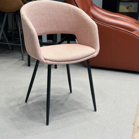 4x Chaises design rose